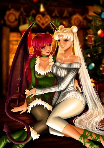 ranma_and_usagi__xmass.jpg