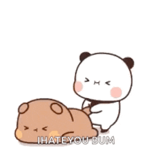 bubu-not-happy-bubu-throw-dudu-out.gif