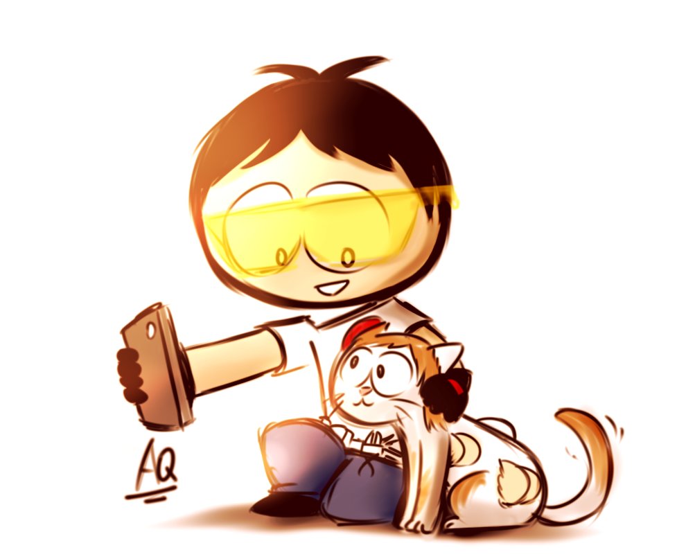 selfie_with_cat_by_aq1746950-dbs6qw4.png